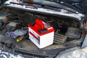 Car battery work